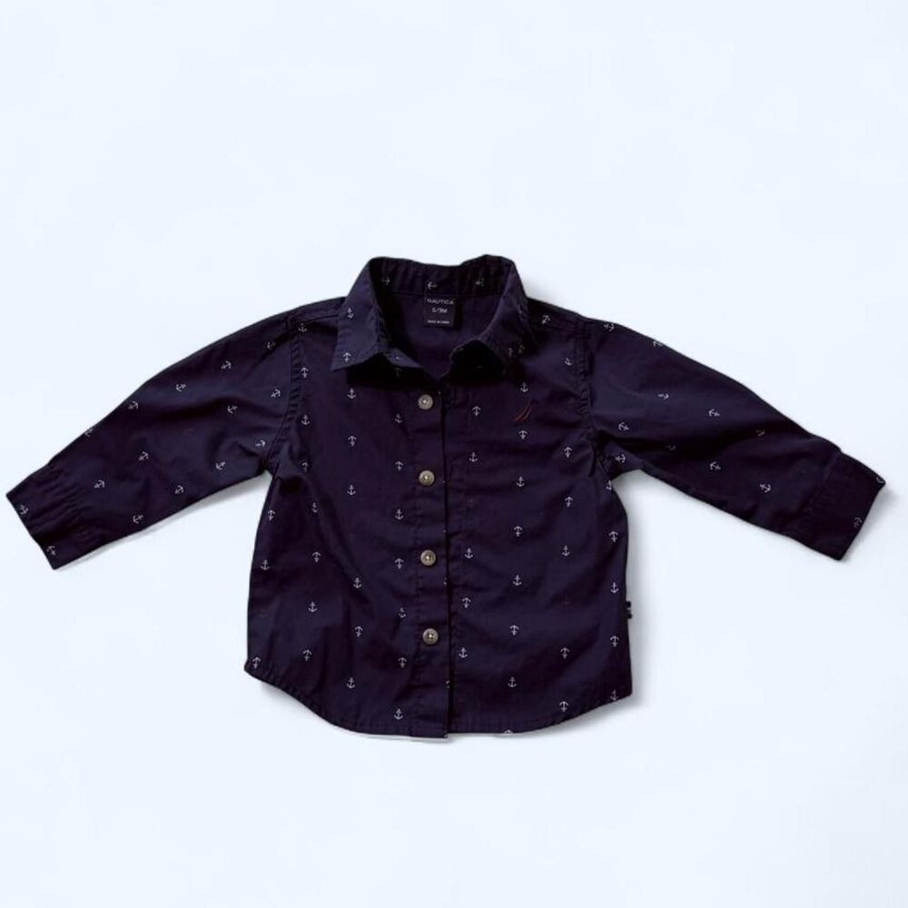 Nautica Baby - Navy Blue button up Shirt